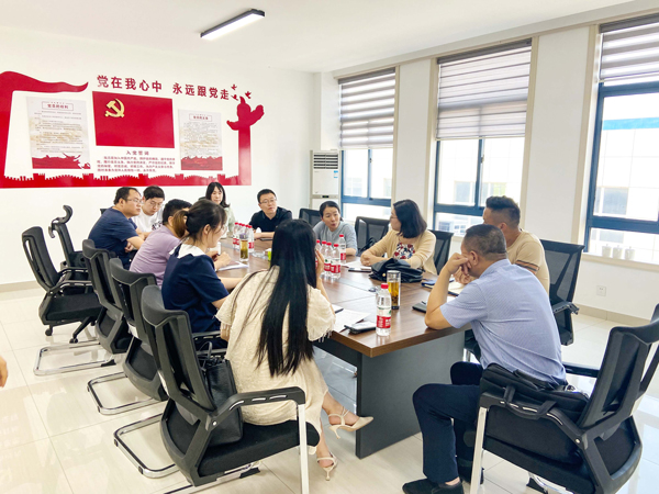 市委組織部領(lǐng)導(dǎo)蒞臨我司實地調(diào)研企業(yè)黨建工作建設(shè)